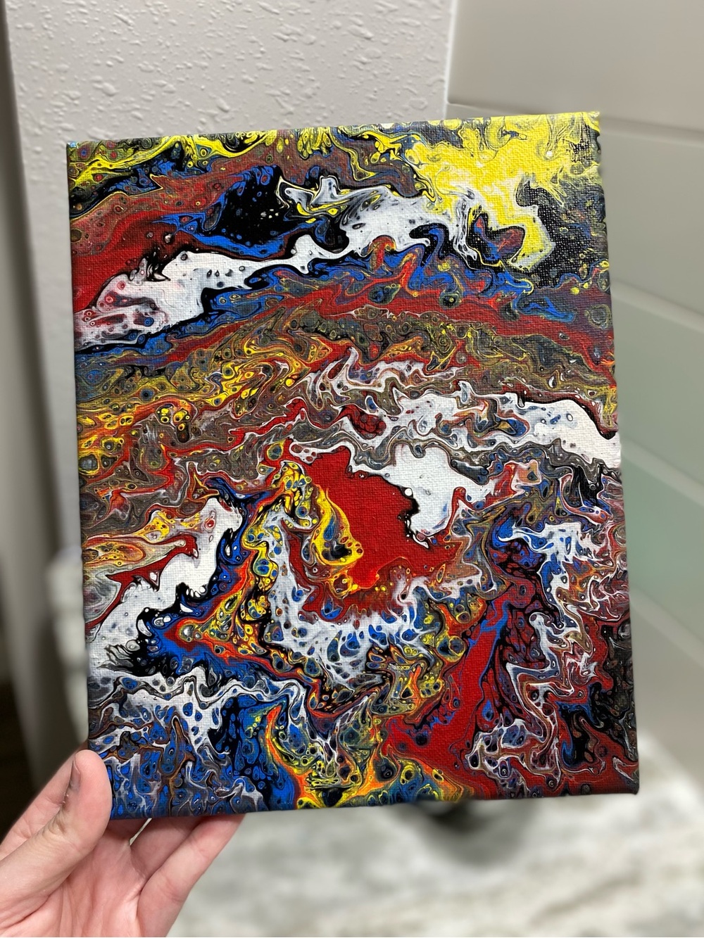 Hand Crafted Abstract Canvas Art